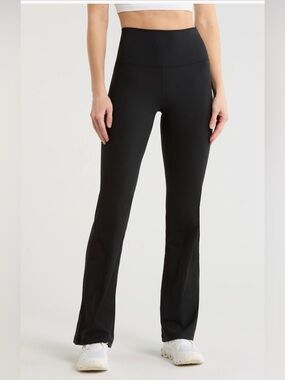 90 Degree By Reflex Felix Lux Rib High-Rise Flare Leggings
